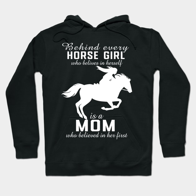 Horse Girl Horse Mom Gift Hoodie by Teewyld